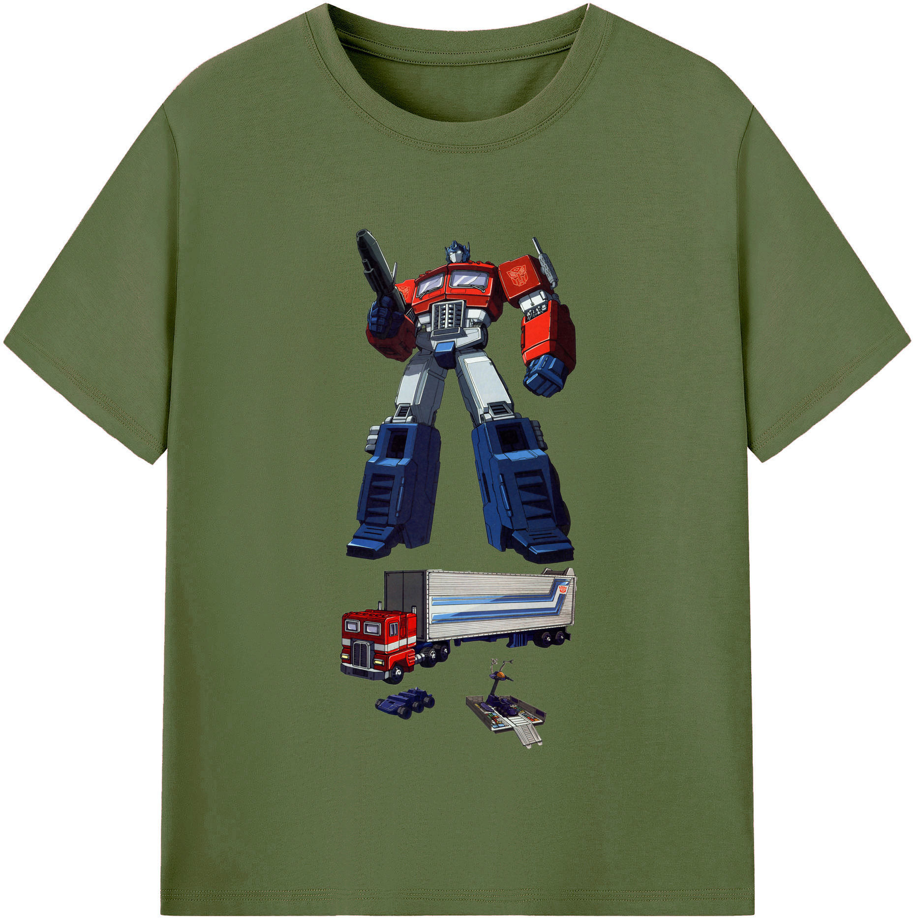 （画像用）  綿100％半袖Tシャツ（フロントプリント）